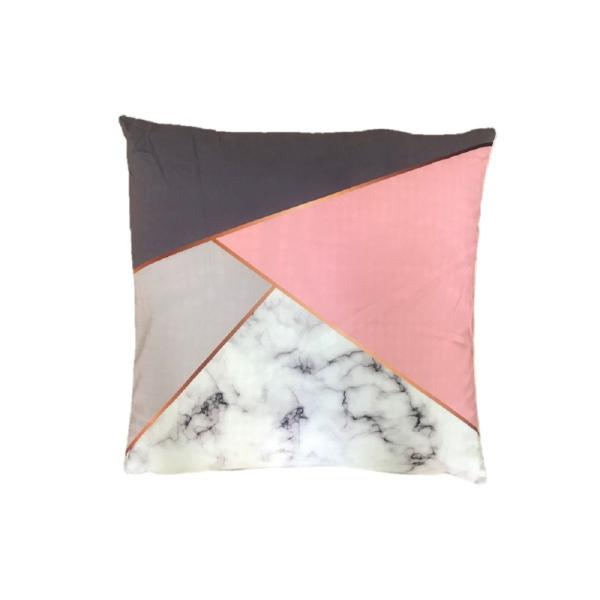 Capa Para Almofadas Sofá Ou Cama Com Design Marmorizado Lindo 100% Poliéster 45x45Cm - Jonness Distribuição Imagem de Capa Para Almofadas Sofá Ou Cama Com Design Marmorizado Lindo 100% Poliéster 45x45Cm