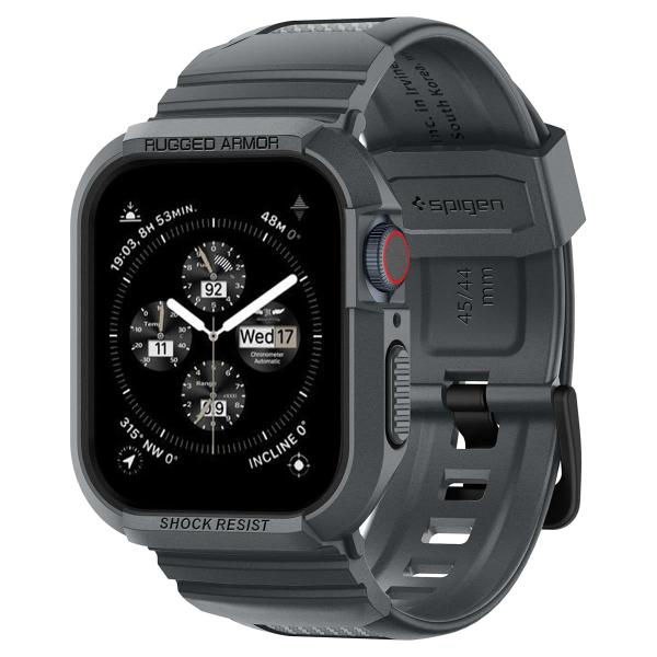 Imagem de Capa para Apple Watch com pulseira Spigen Rugged Armor Pro 45 mm/44 mm