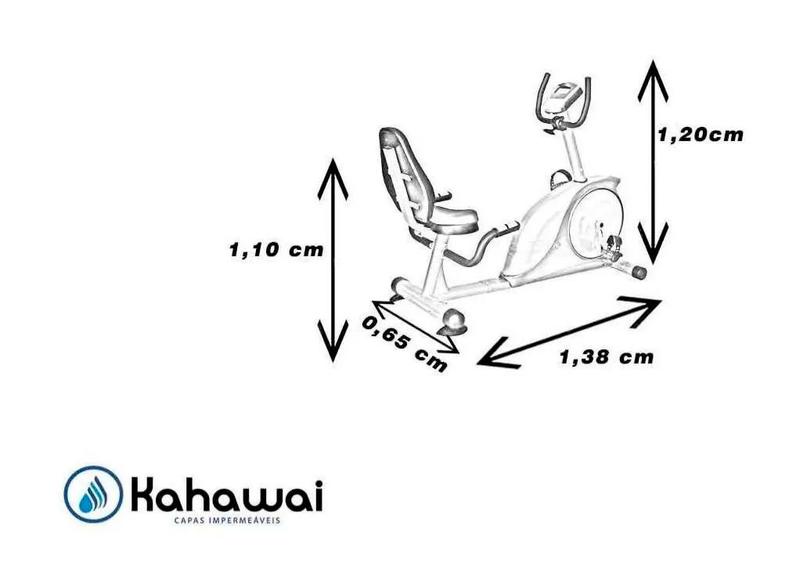 Imagem de Capa para Bicicleta Ergométrica Podiumfit H300 Forrada