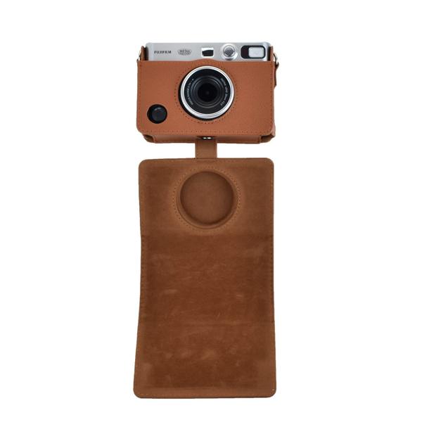 Imagem de Capa para câmera Rieibi Instax Mini EVO Vintage PU Leather Brown