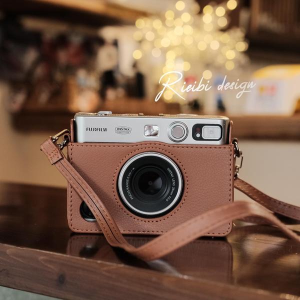 Imagem de Capa para câmera Rieibi Instax Mini EVO Vintage PU Leather Brown