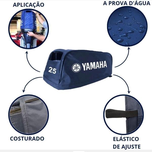 Imagem de Capa Para Capô Motor De Popa Yamaha 25Hp Vm Yh2775