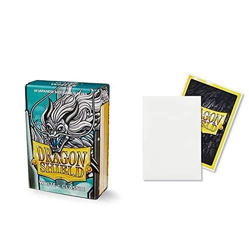 Imagem de Capa para cartas Dragon Shield Classic Mini Japanese White 60 quilates