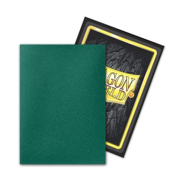 Imagem de Capa para cartas Dragon Shield Matte Dual: Power 100 Metallic Green