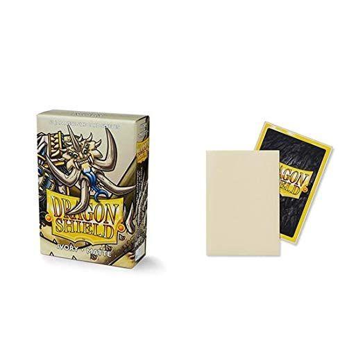 Imagem de Capa para cartas Dragon Shield Matte Mini Japanese Ivory 60 quilates