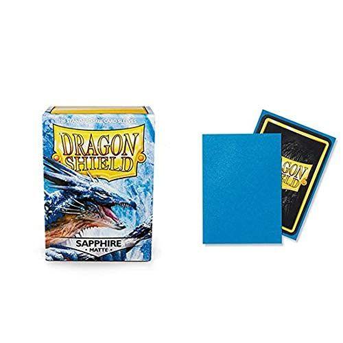 Imagem de Capa para cartas Dragon Shield Matte Sapphire Standard 100 quilates