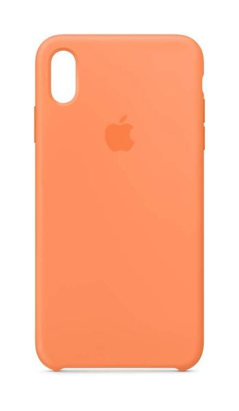 Capa para celular Apple iPhone Xs Max Silicone Mamão Laranja