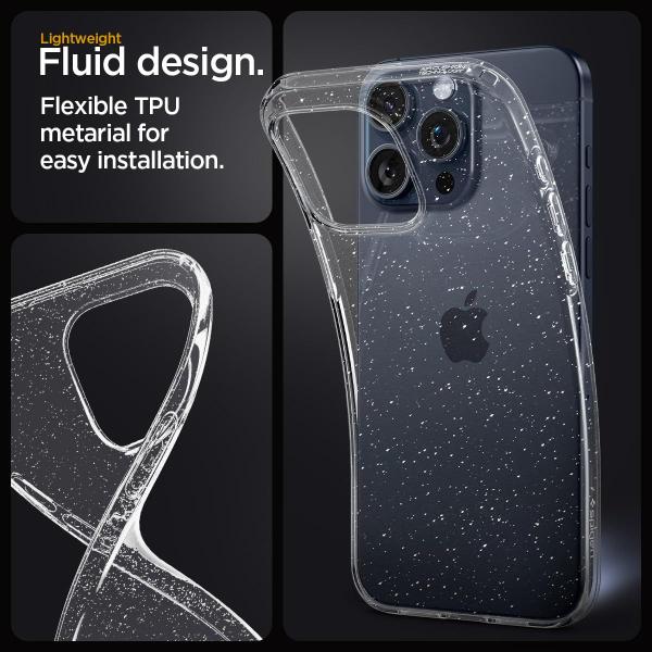 Imagem de Capa para celular Spigen Liquid Crystal Glitter iPhone 15 Pro Max