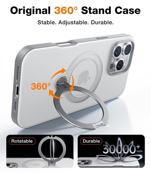 Imagem de Capa para celular TORRAS 360 Spin Magnetic Stand iPhone 16 Pro Max