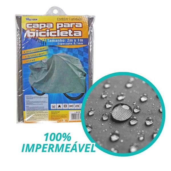 Imagem de Capa Para Cobrir Bike Bicicleta Impermeável Protege Sol Chuva Poeira Sujeira