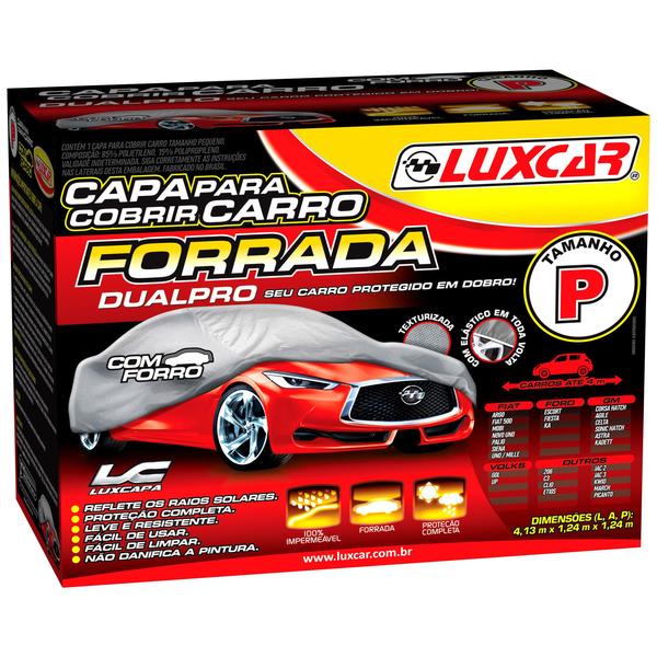 Imagem de Capa Para Cobrir Carro Forrada Impermeável Luxcar Tamanho P