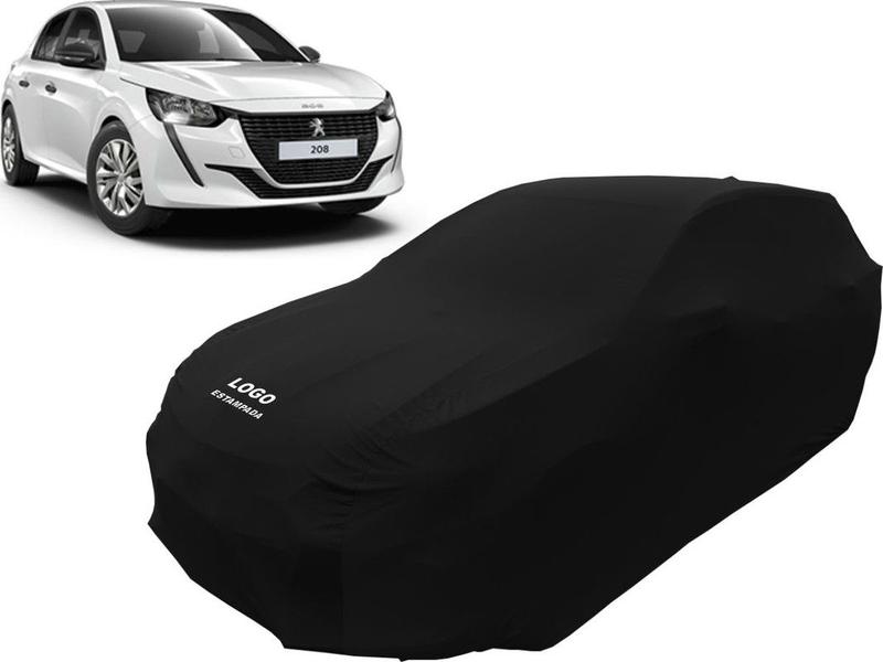 Imagem de Capa Para Cobrir Carro Peugeot 208 Griffe Tecido Helanca