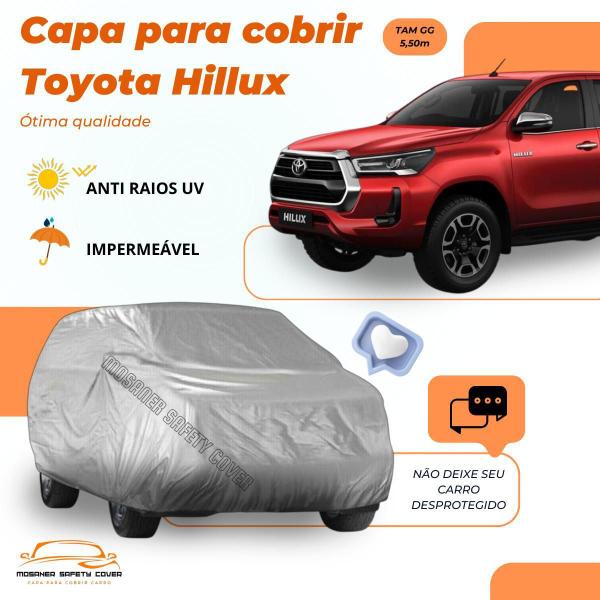 Capa Para Cobrir Carro Toyota Hillux Proteção Impermeável - Mosaner Store Imagem de Capa Para Cobrir Carro Toyota Hillux Proteção Impermeável