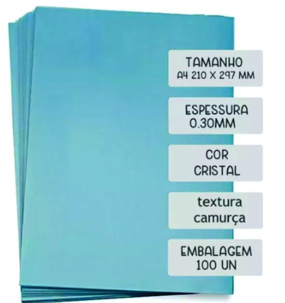 Imagem de Capa para encadernação PP A4 Transparente Camurça 50Un