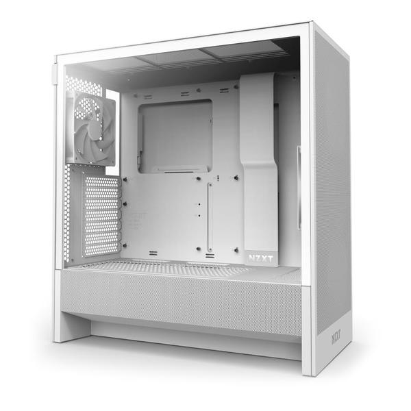 Imagem de Capa para jogos para PC NZXT H5 Flow 2024 ATX Mid-Tower branca