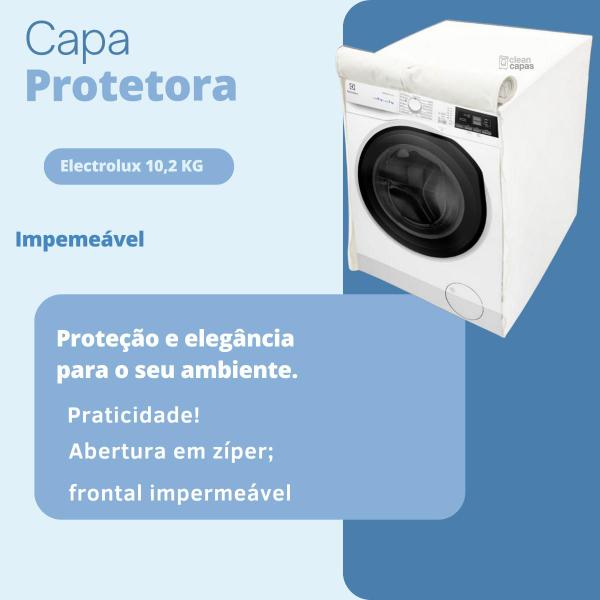 Imagem de Capa para lava e seca electrolux 10.2kg lfe impermeável