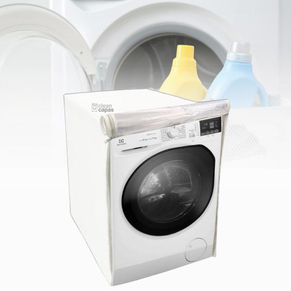 Imagem de  capa para lava e seca electrolux 9kg ecoturbo transparente