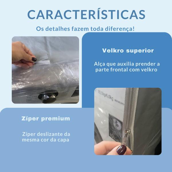 Imagem de Capa para lava e seca lg 14kg smart transparente