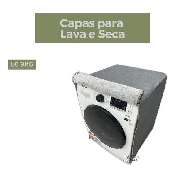 Imagem de Capa para lava e seca lg 9kg impermeável flex