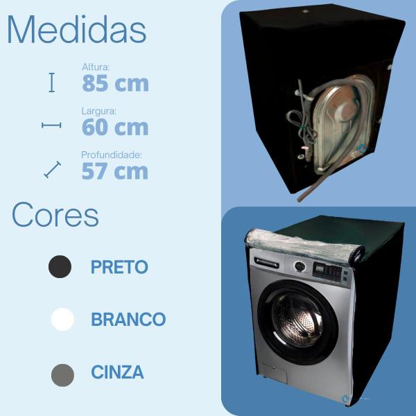 Imagem de Capa para lava e seca midea 10.2kg transparente