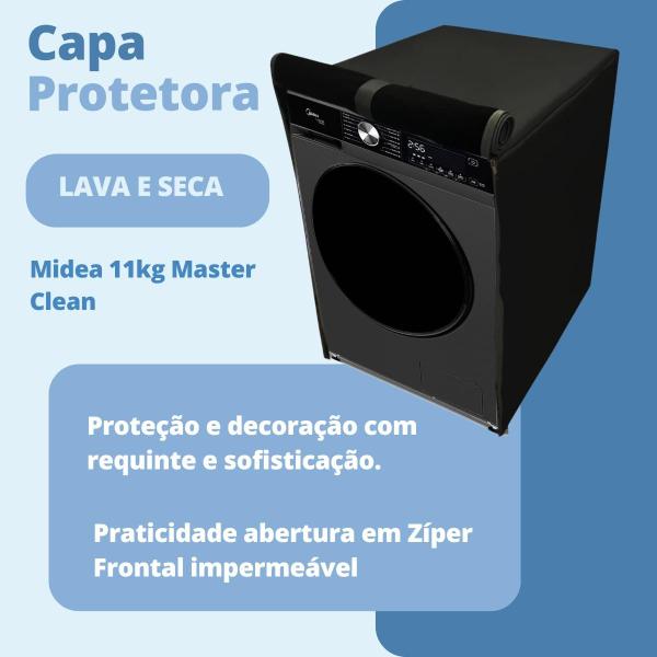 Imagem de Capa para lava e seca midea 11kg master clean impermeável