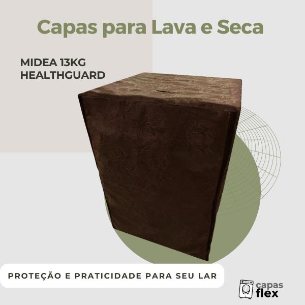 Imagem de Capa para lava e seca midea 13kg healthguard impermeável flex