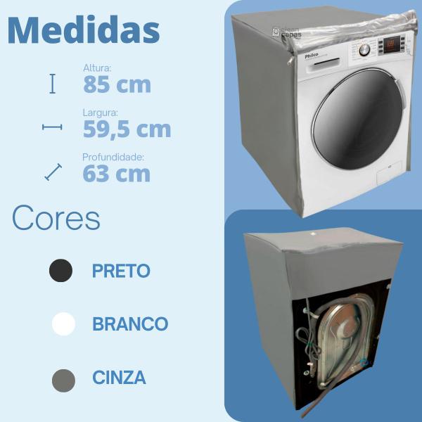 Imagem de Capa para lava e seca philco 12kg pls12ab transparente