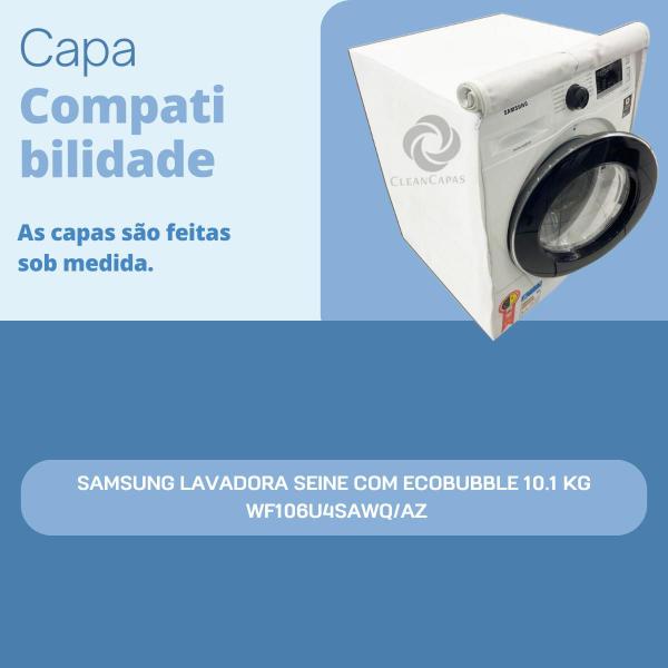 Imagem de Capa para lava e seca samsung 10.1kg impermeável