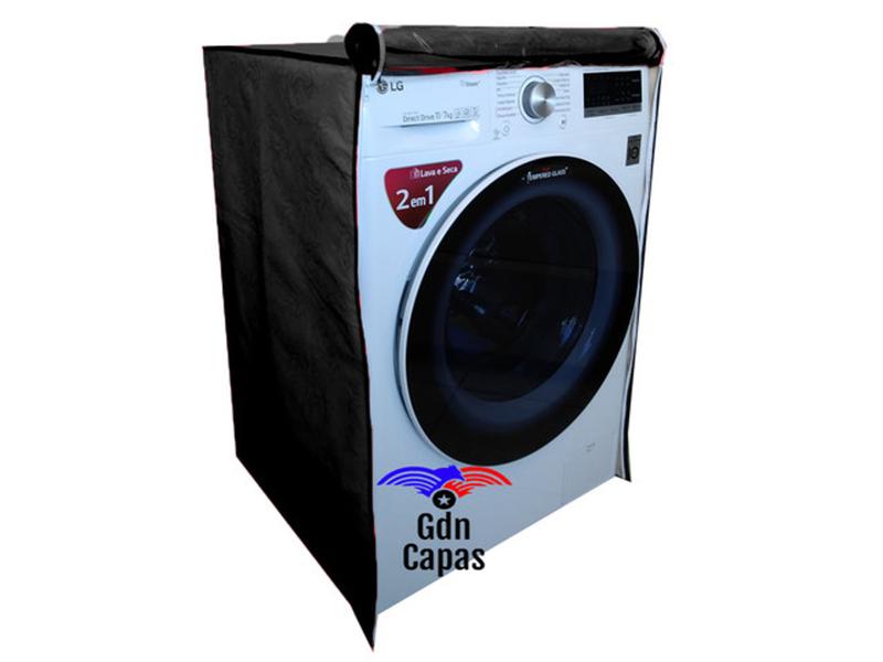 Capa Para Lava E Seca Samsung 11 Kg Linda E Prática frente transparente - GDN CAPAS Imagem de Capa Para Lava E Seca Samsung 11 Kg Linda E Prática frente transparente