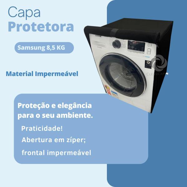 Imagem de Capa para lava e seca samsung 8,5kg impermeável