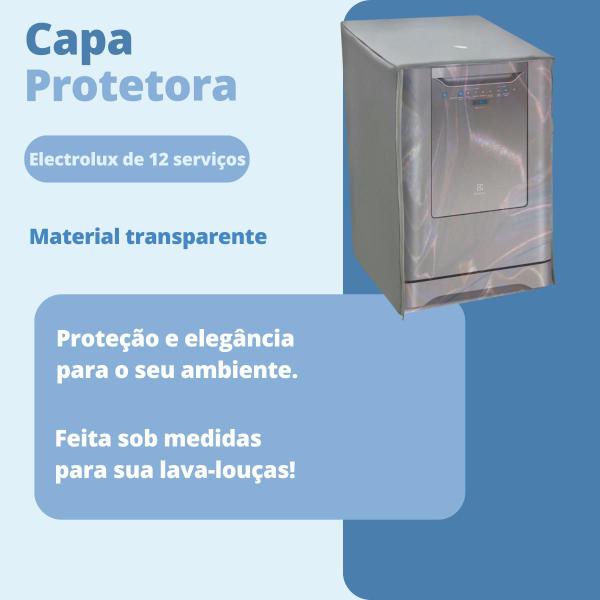 Imagem de Capa para lava louças electrolux 12 serviços transparente