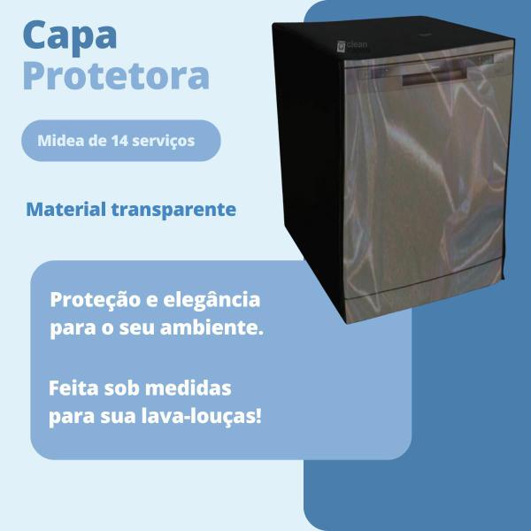 Imagem de Capa para lava louças midea 14 serviços transparente