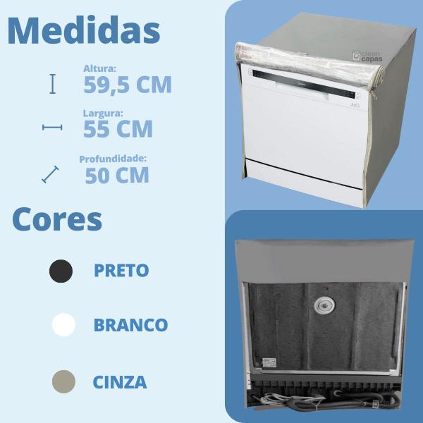 Imagem de Capa para lava louças midea 8 serviços transparente