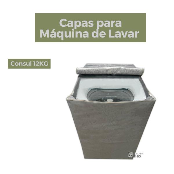 Imagem de Capa para lavadora consul 12kg impermeável flex