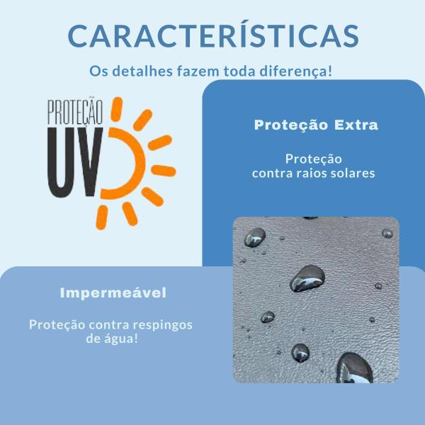 Imagem de Capa para lavadora de roupas lg 11kg vc5 smart impermeável