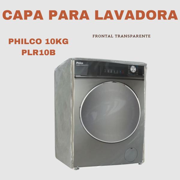 Imagem de CAPA PARA LAVADORA FRONTAL PHILCO  10kg PLR10B TRANSPARENTE FLEX