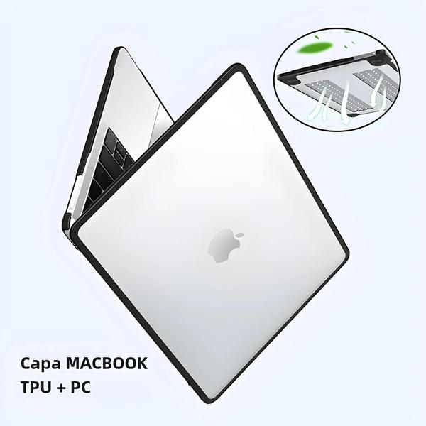 Imagem de Capa para Macbook Pro 16" (A2485), 14" (A2442), 13" e Air 13.6" (A2337, A2179, A2289) - Modelos 2021 e M1