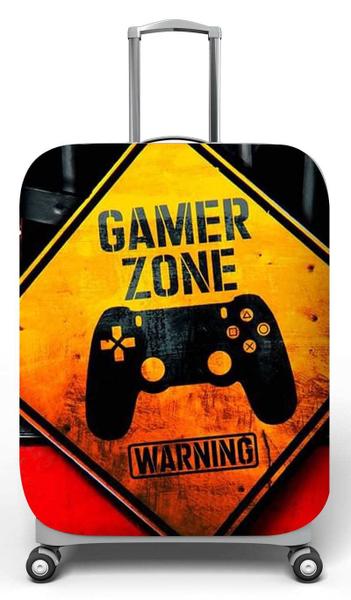 Imagem de Capa para mala de viagem M, medidas max C40x A59 x P27cm Gamer Zone