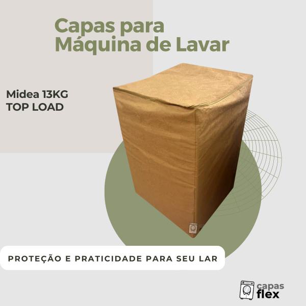 Imagem de Capa para máquina de lavar midea 13kg impermeável flex