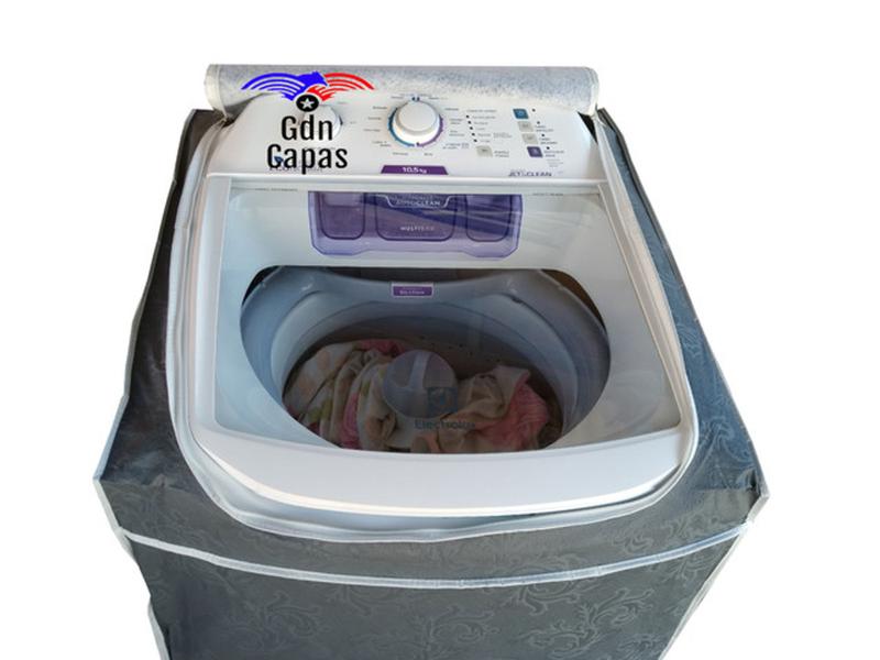 Imagem de Capa Para Máquina Electrolux Jec Clean Lac 13k 16k 17kg cor cinza