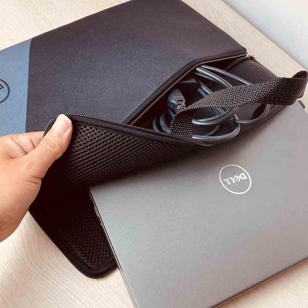 Imagem de Capa para Notebook Dell Forrada Com Bolso E Alça