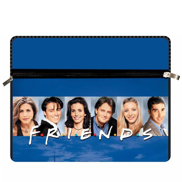 Imagem de Capa para Notebook Friends 15.6 À 17 Polegadas Com Bolso Azul