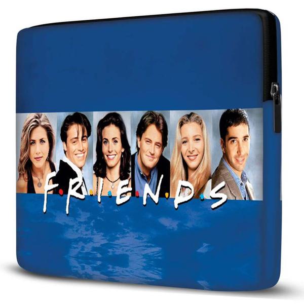 Imagem de Capa para Notebook Friends 15 Polegadas Com Bolso Azul