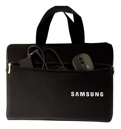 Imagem de Capa Para Notebook Neoprene 15.6 Polegadas Com Alça de Mão e Bolso Externo Samsung Branco