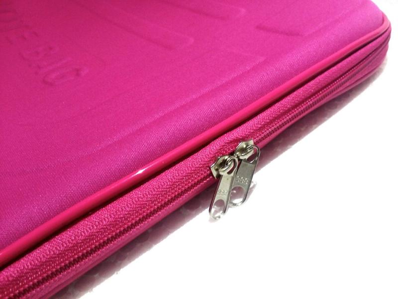 Imagem de Capa Para Notebook Tipo Maleta Com Alça E Zíper 15,6" Rosa