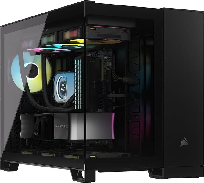 Imagem de Capa para PC Corsair iCUE LINK 2500X RGB Small-Tower mATX preta