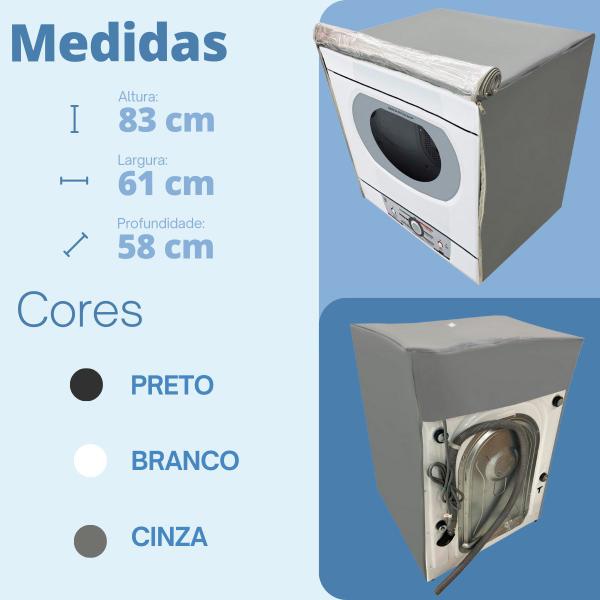 Imagem de Capa para secadora brastemp 10kg active suspensa transparente