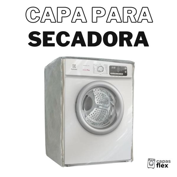 Capa para secadora electrolux 11kg stl11/sth11 transparente flex - Capas Flex Imagem de Capa para secadora electrolux 11kg stl11/sth11 transparente flex