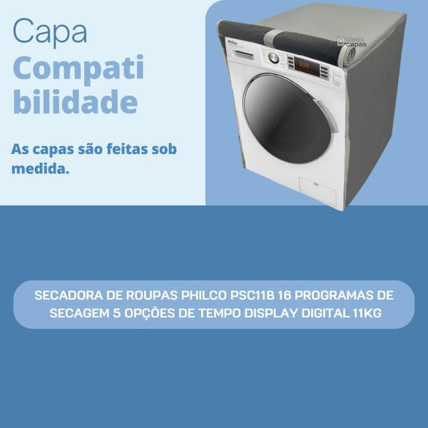 Imagem de Capa para secadora philco 11kg psc11b impermeável