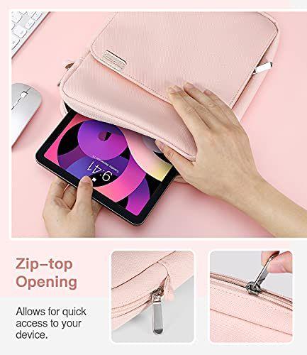 Imagem de Capa para tablet 9-11' com alça de ombro para IPad, Samsung, rosa